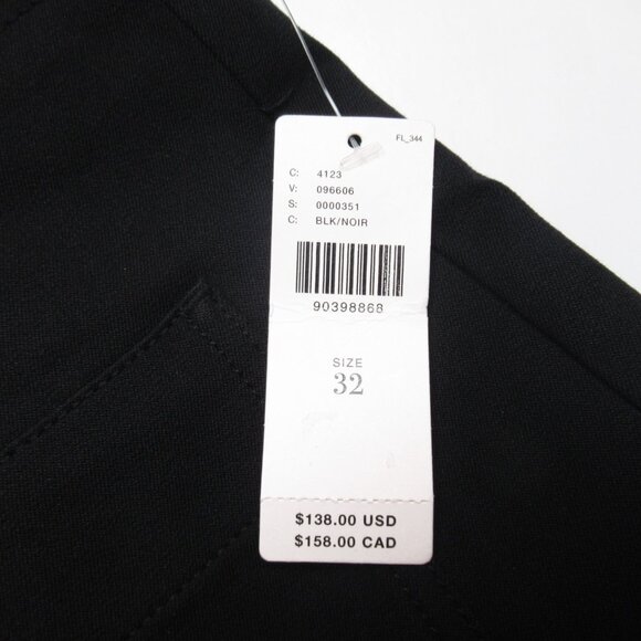 Anthropologie Maeve Bombshell Cuff Capri Pants Black 32 - Picture 9 of 11